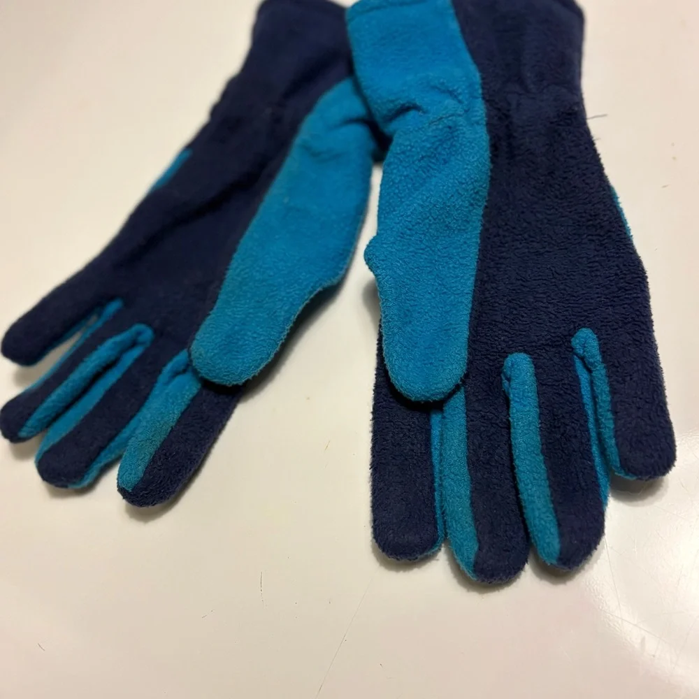 Target Kids Fleece Glove - Navy and Teal